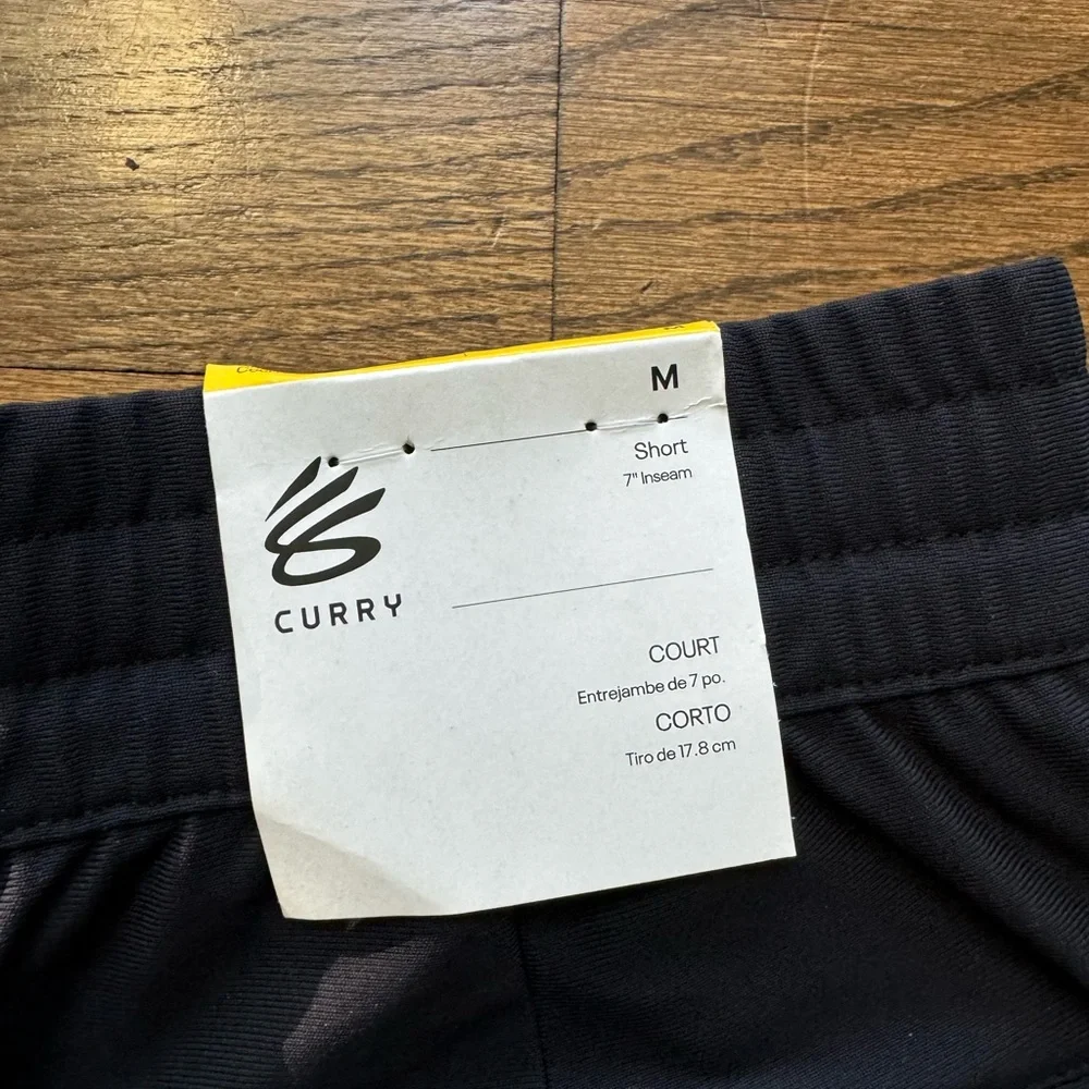 Under Armour Men's Curry Golf Shorts, Medium, Black, NWT